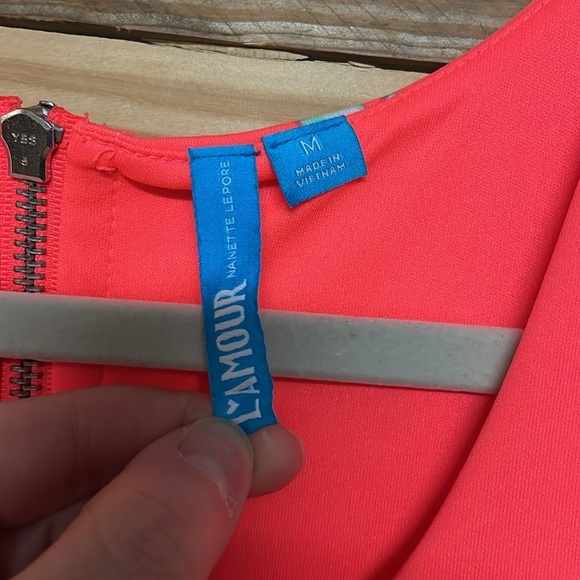 Nanette Lepore size Medium Pink Sleeveless Soft and Stretchy Mini Sundress - Picture 2 of 8